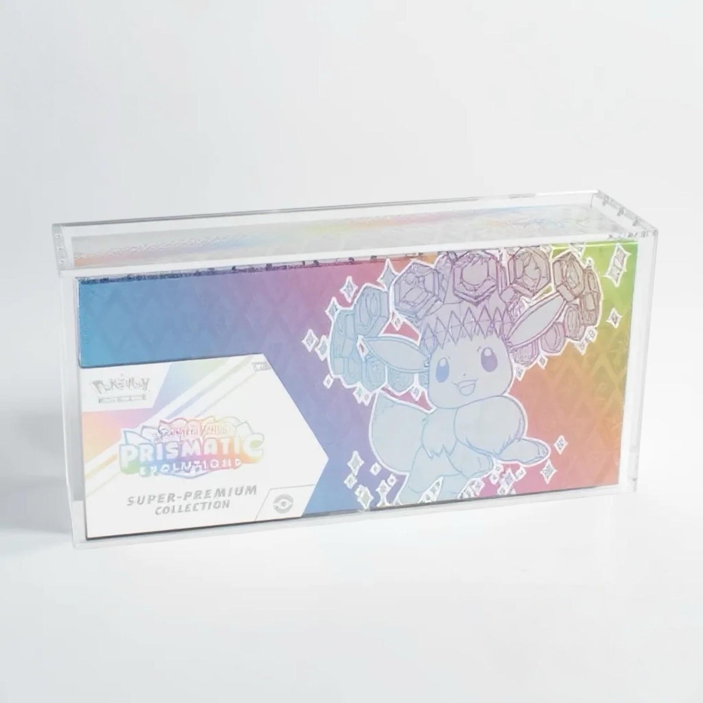 Prismatic Evolutions Super Premium Collection Acrylic Case