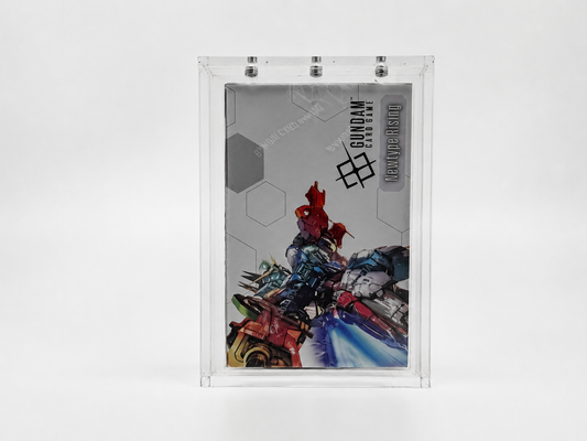 Gundam TCG Booster Box Acrylic Display Case With Magnetic Lid