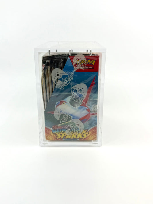 Pokemon Booster Box Acrylic Case With Magnetic Lid