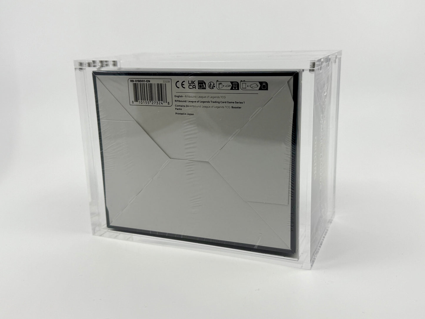 Riftbound Booster Box Acrylic Case With Magnetic Lid