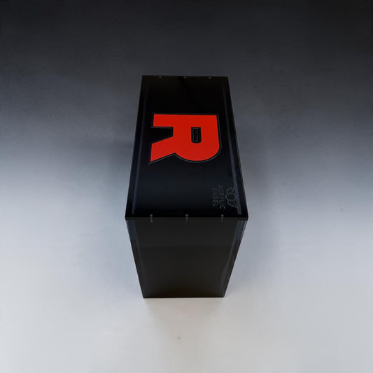 “R” Limited Edition ETB Acrylic Case – Black Acrylic