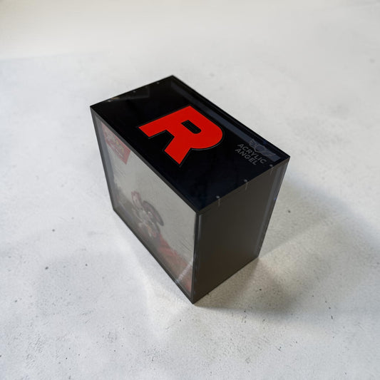 “R” Limited Edition Booster Box Acrylic Case – Black Acrylic