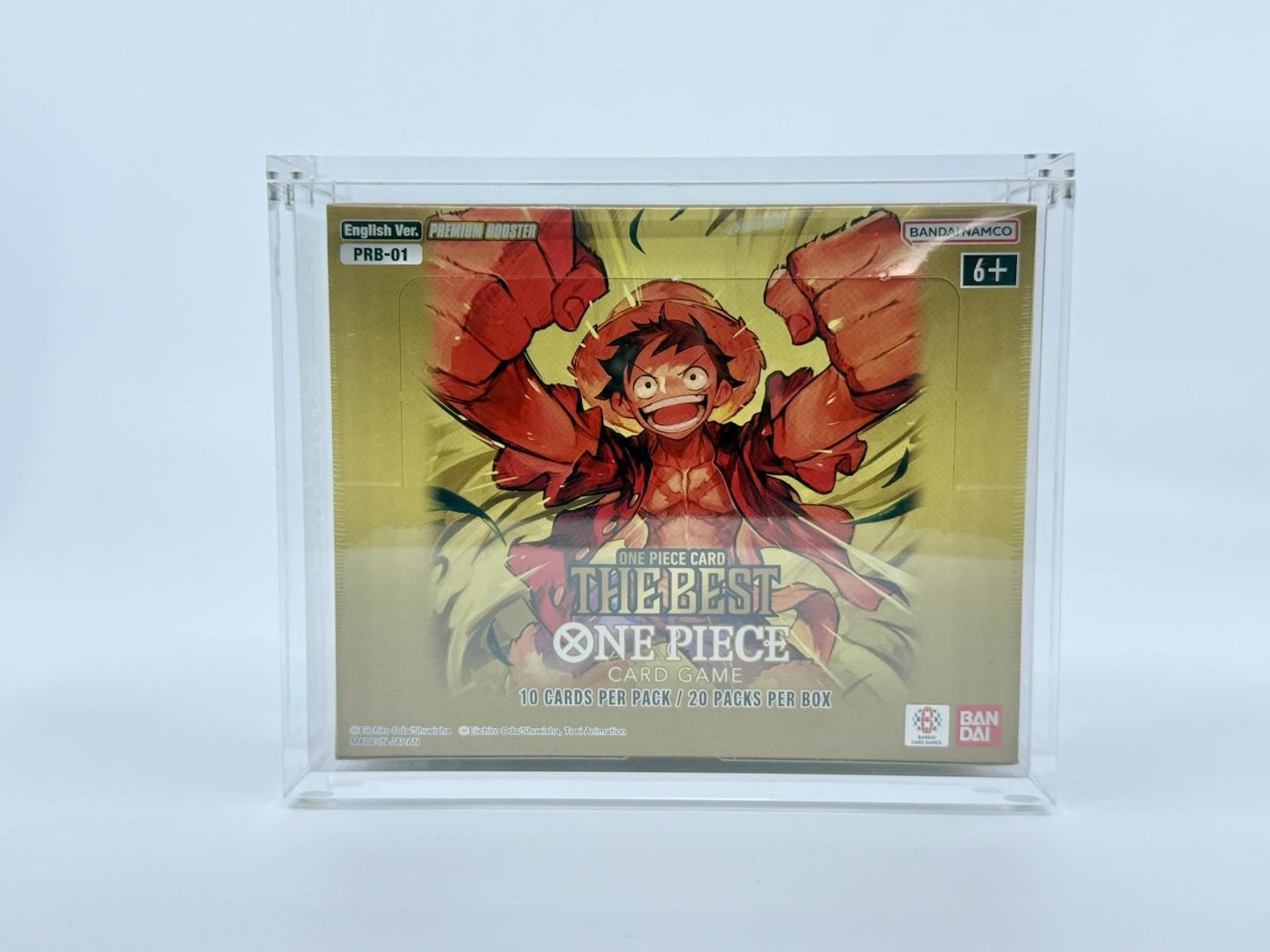 One Piece PRB-01 Booster Box Acrylic Case With Magnetic Lid