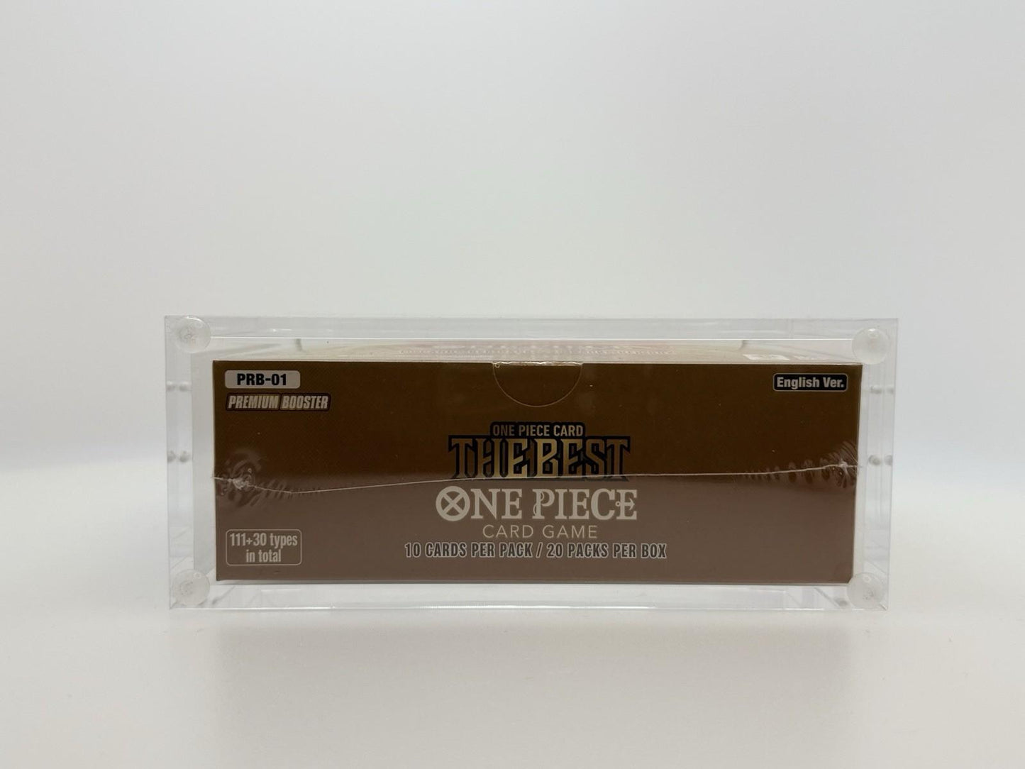 One Piece PRB-01 Booster Box Acrylic Case With Magnetic Lid