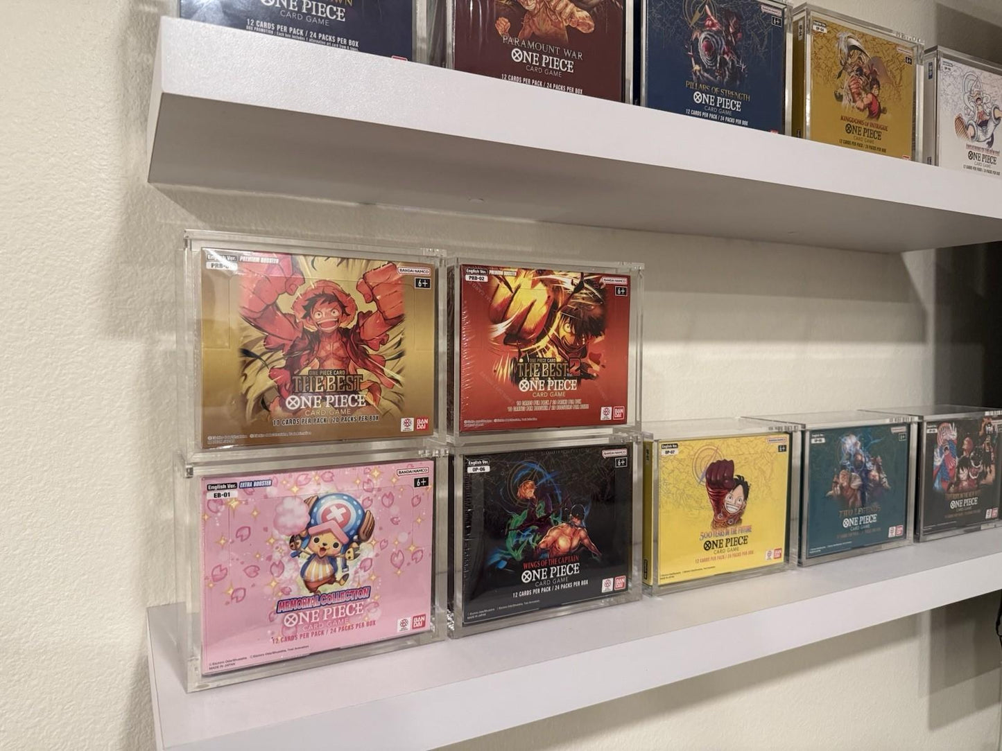 One Piece PRB-01 Booster Box Acrylic Case With Magnetic Lid