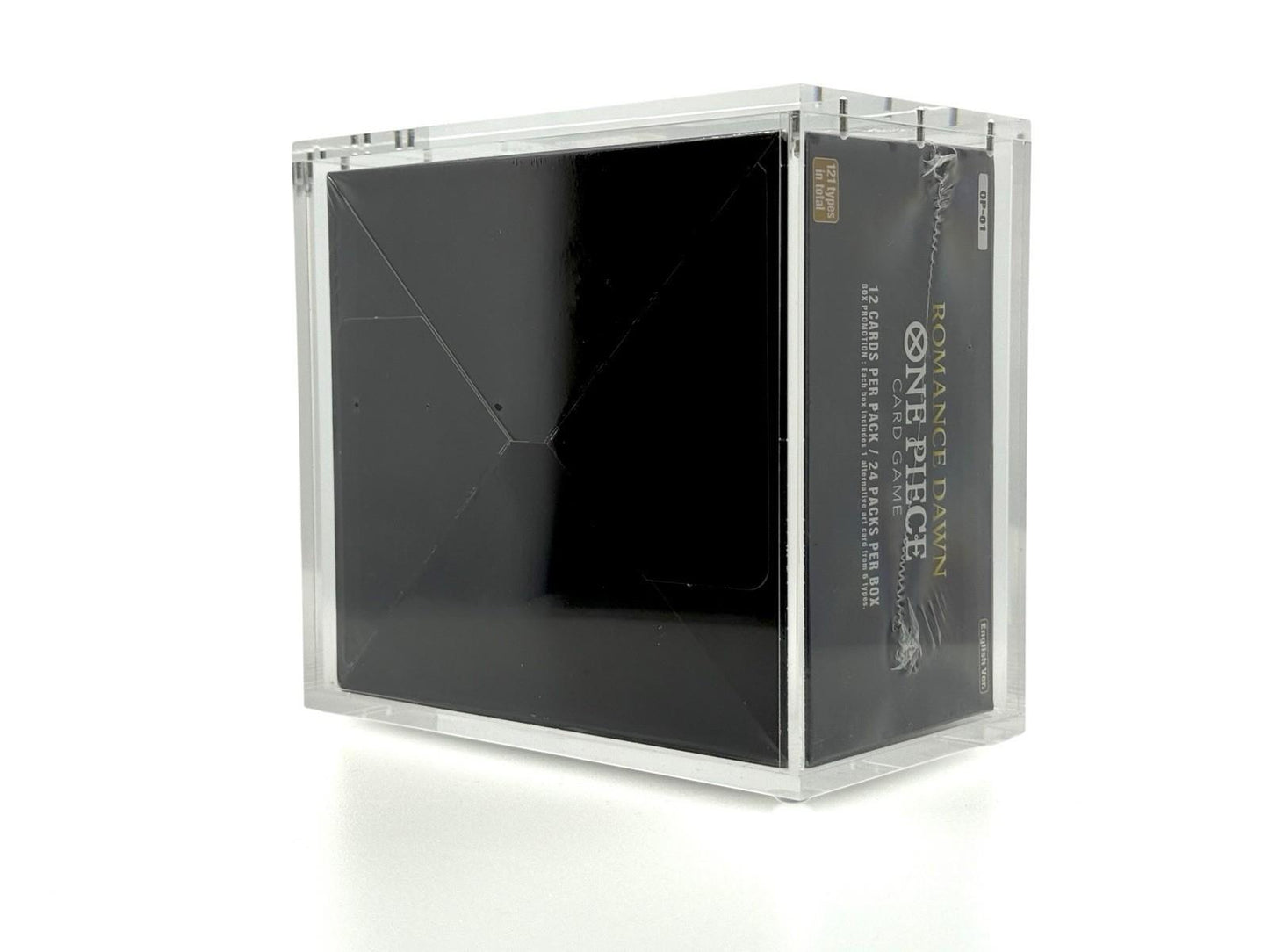 One Piece OP-01  Blue Bottom Booster Box Acrylic Case With Magnetic Lid