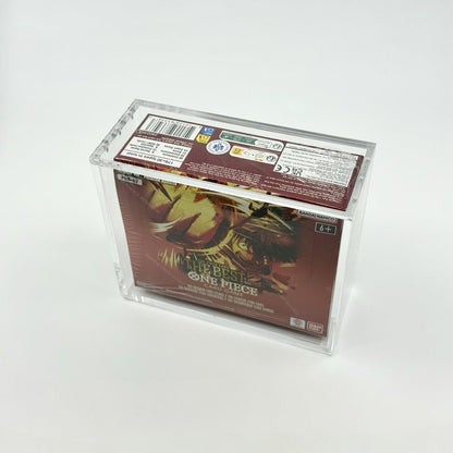 One Piece PRB-02 Booster Box Acrylic Case With Magnetic Lid