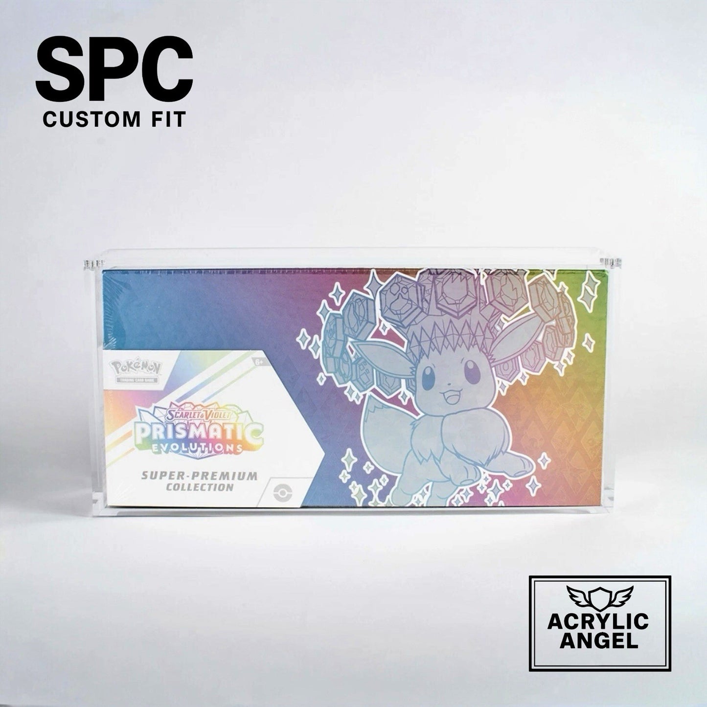 Prismatic Evolutions Super Premium Collection Acrylic Case