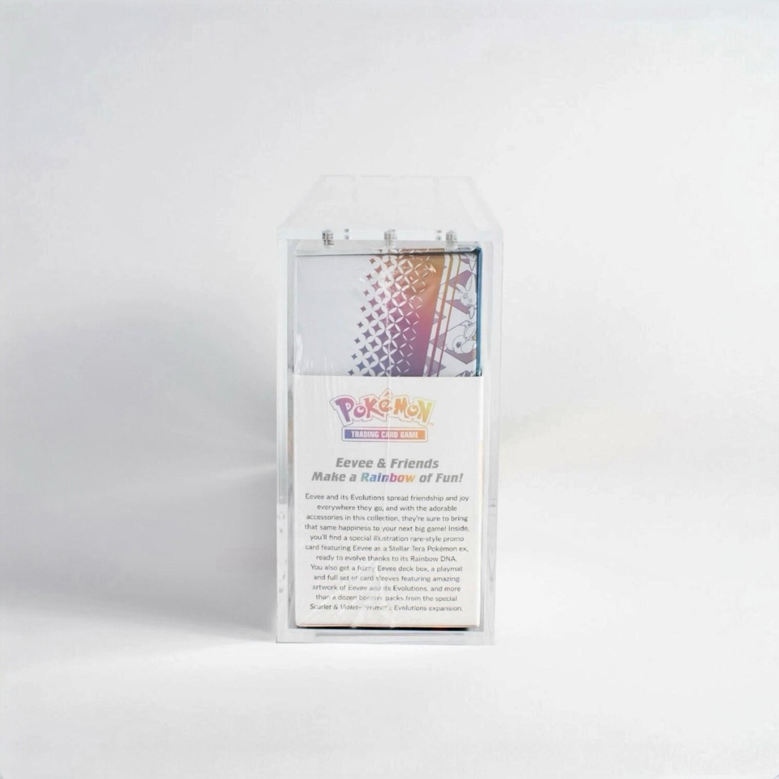Pokémon Prismatic Evolutions SPC Acrylic Case – UV-Resistant