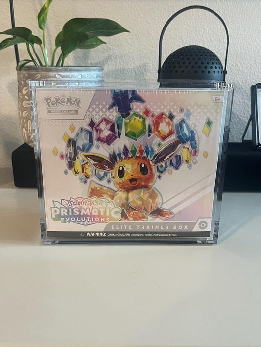 Pokemon ETB Acrylic Case With Magnetic Lid