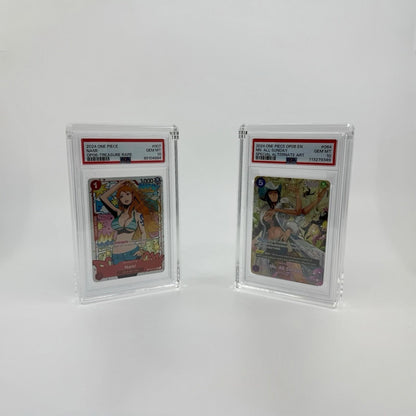 PSA/CGC/TAG Graded Card Slab Acrylic Case Display With Magnetic Lid