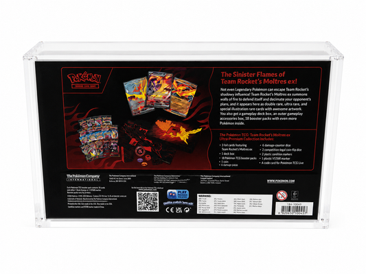 Pokemon Moltres UPC Acrylic Case With Magnetic Lid