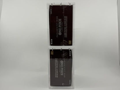 One Piece OP-02 Booster Box Acrylic Case With Magnetic Lid