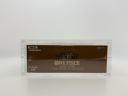 One Piece PRB-01 Booster Box Acrylic Case | Magnetic Lid | Custom Fit