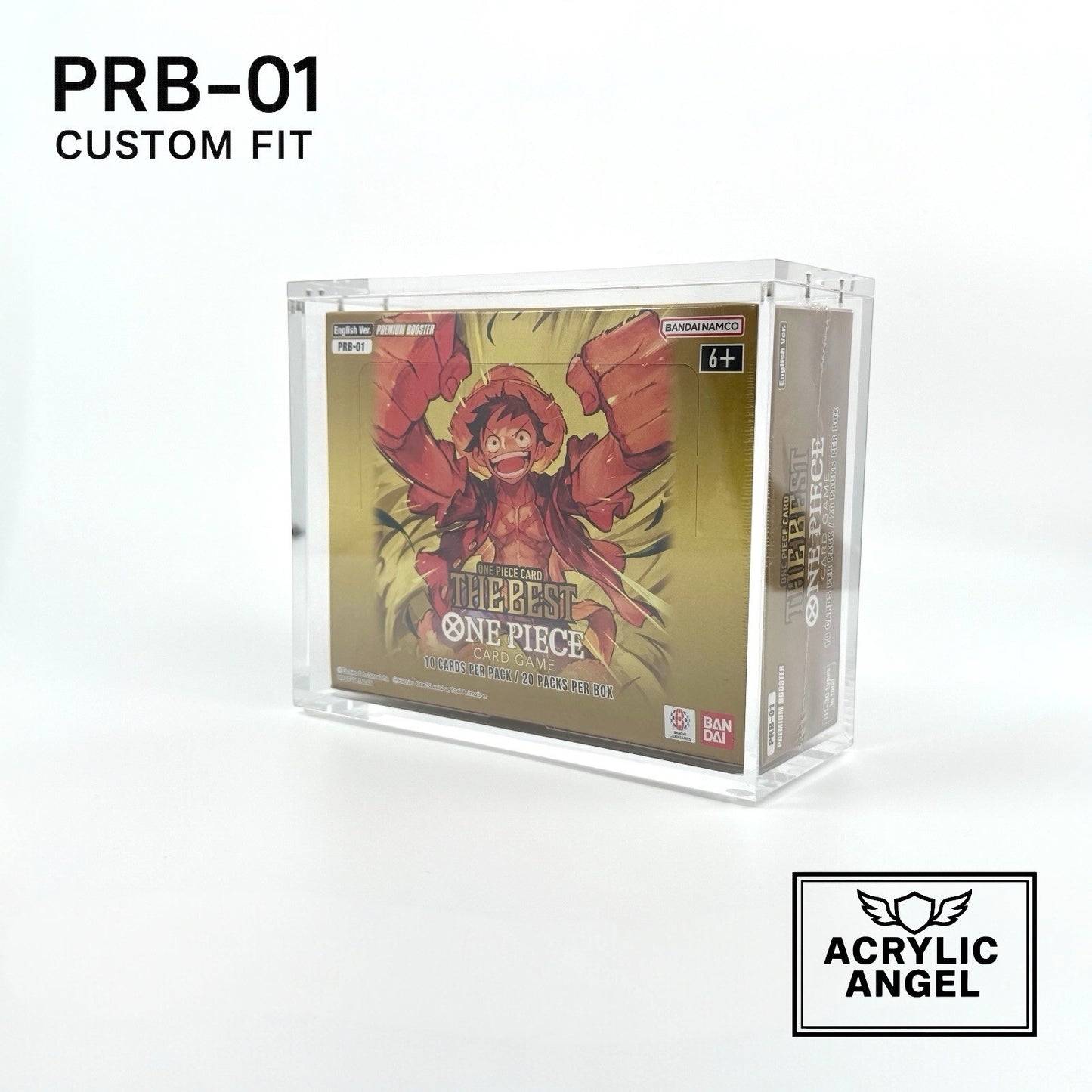 One Piece PRB-01 Booster Box Acrylic Case With Magnetic Lid One Piece PRB-01 Booster Box Acrylic Case With Magnetic Lid