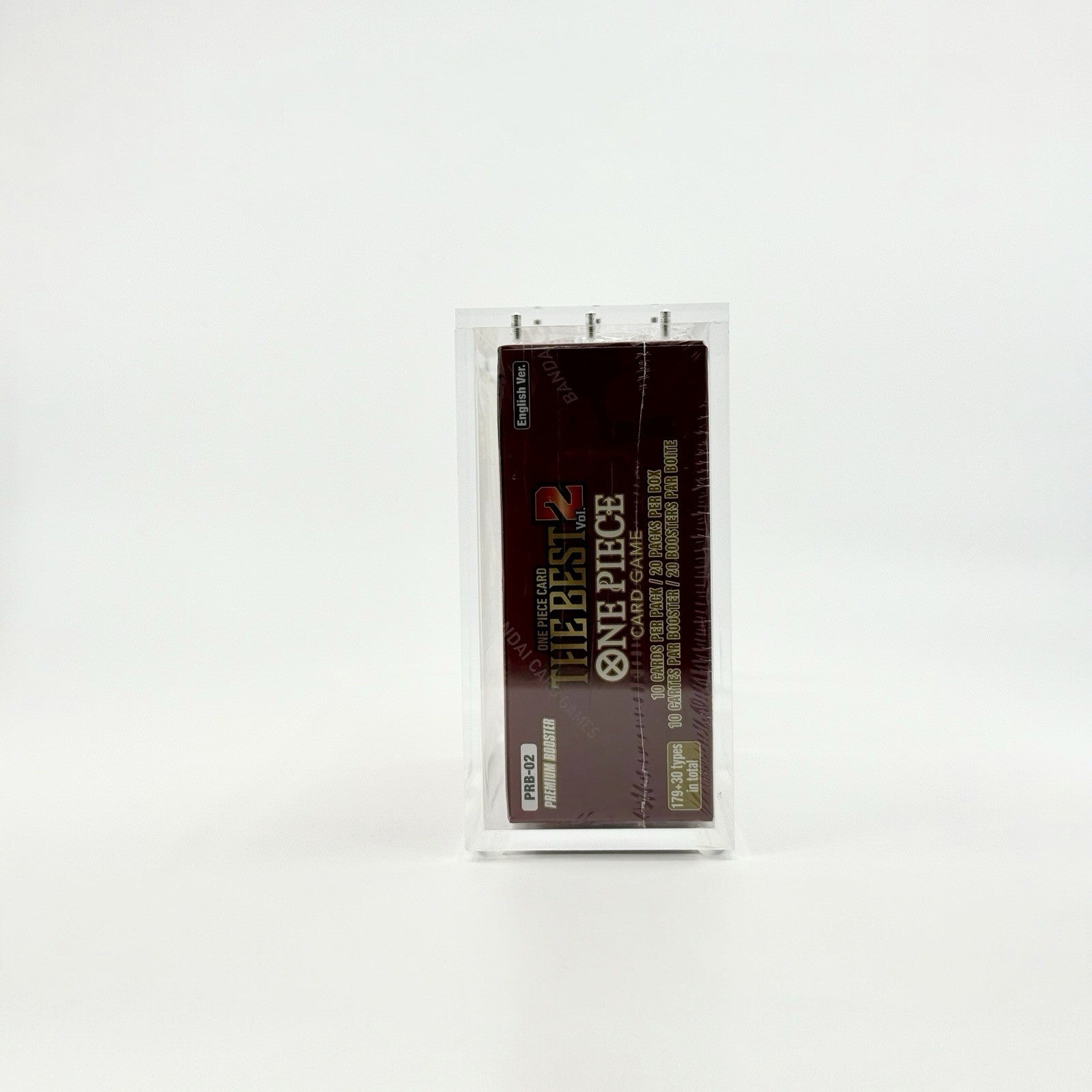 One Piece PRB-02 Booster Box Acrylic Case With Magnetic Lid One Piece PRB-02 Booster Box Acrylic Case With Magnetic Lid