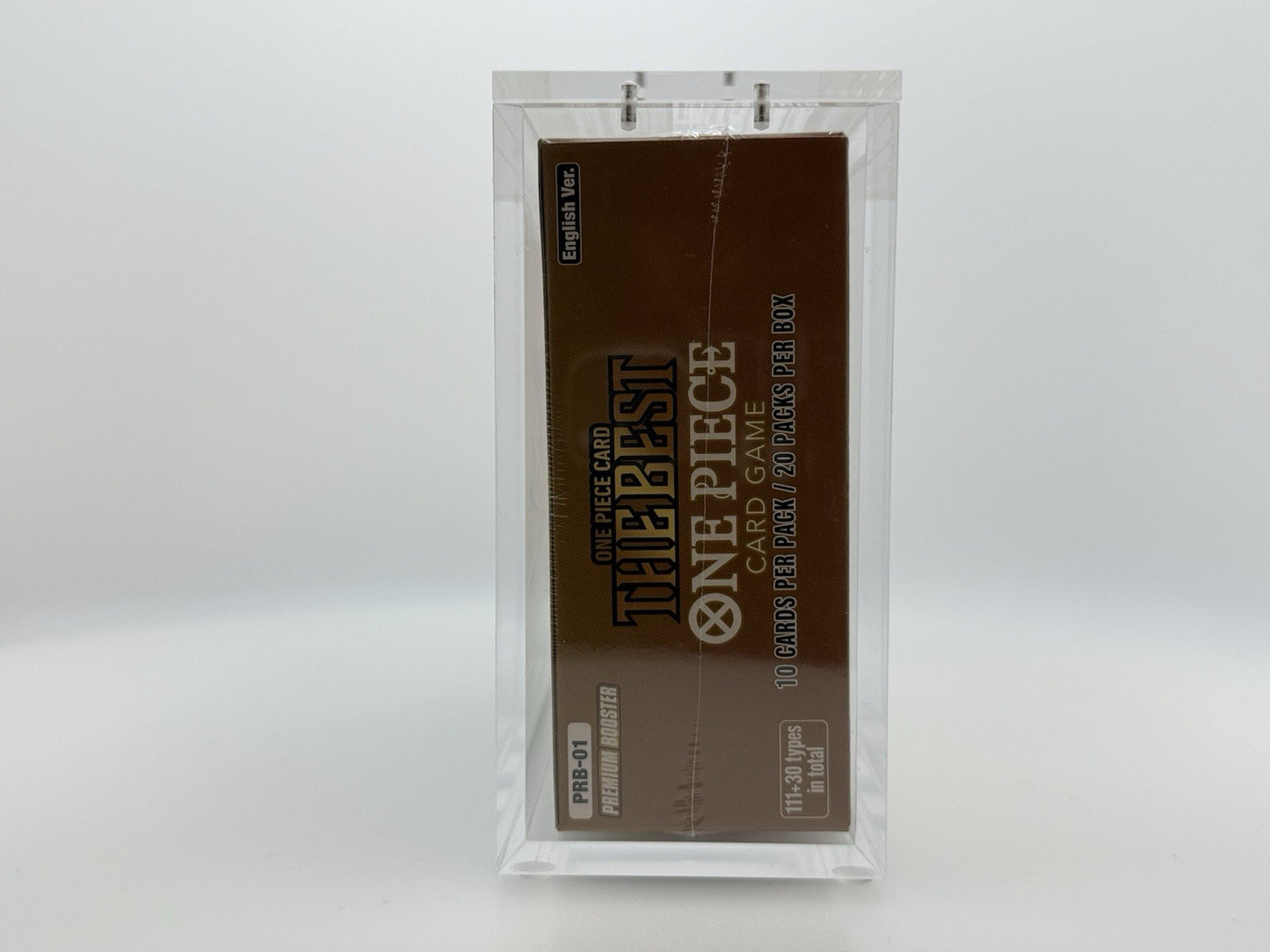 One Piece PRB-01 Booster Box Acrylic Case | Magnetic Lid | Custom Fit