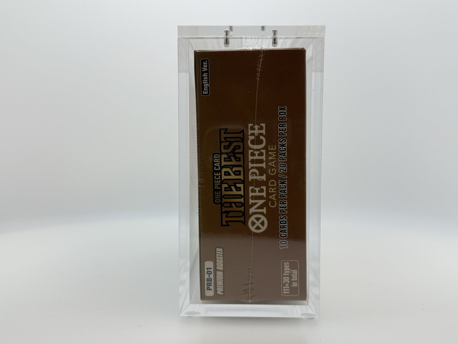 One Piece PRB-01 Booster Box Acrylic Case | Magnetic Lid | Custom Fit