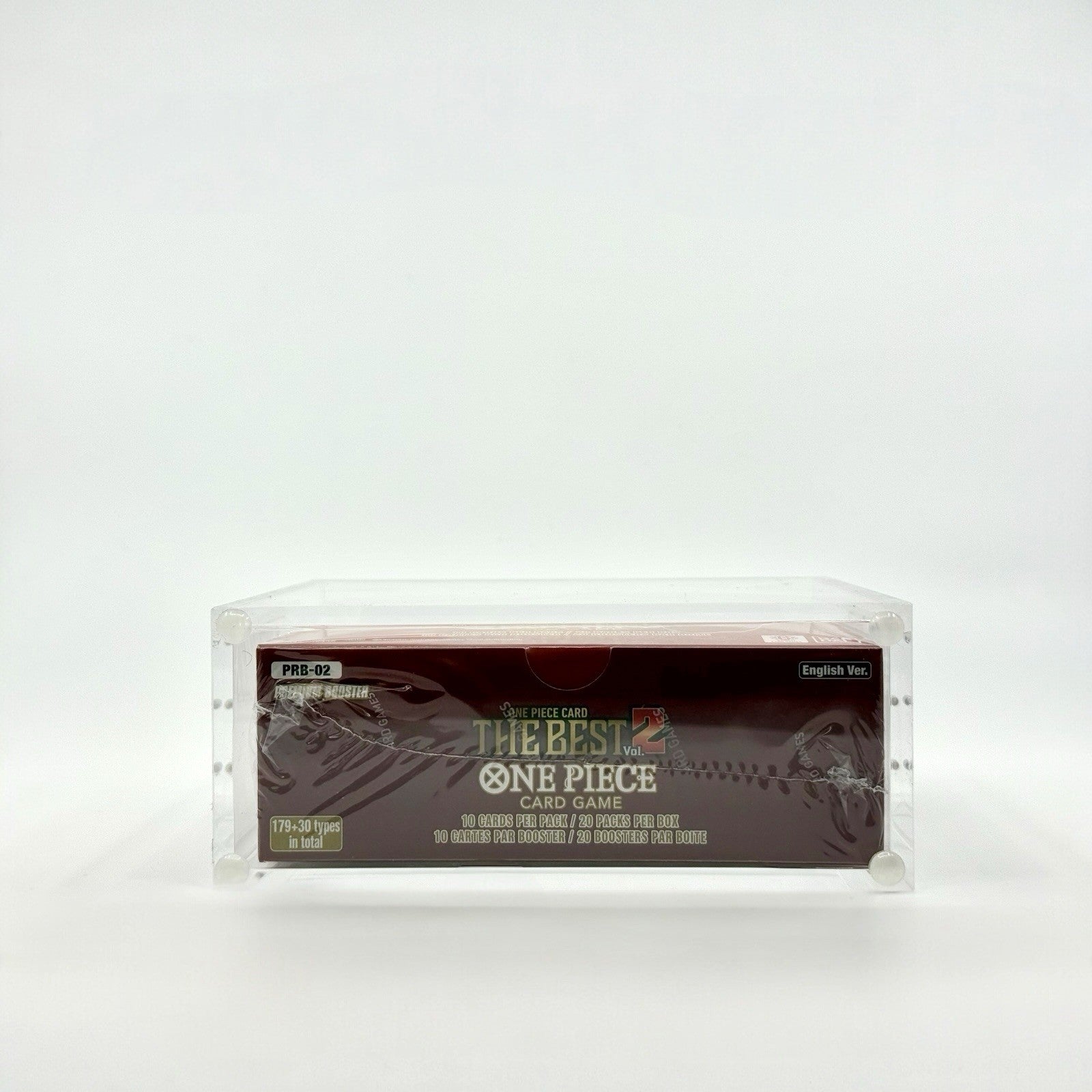 One Piece PRB-02 Booster Box Acrylic Case With Magnetic Lid One Piece PRB-02 Booster Box Acrylic Case With Magnetic Lid