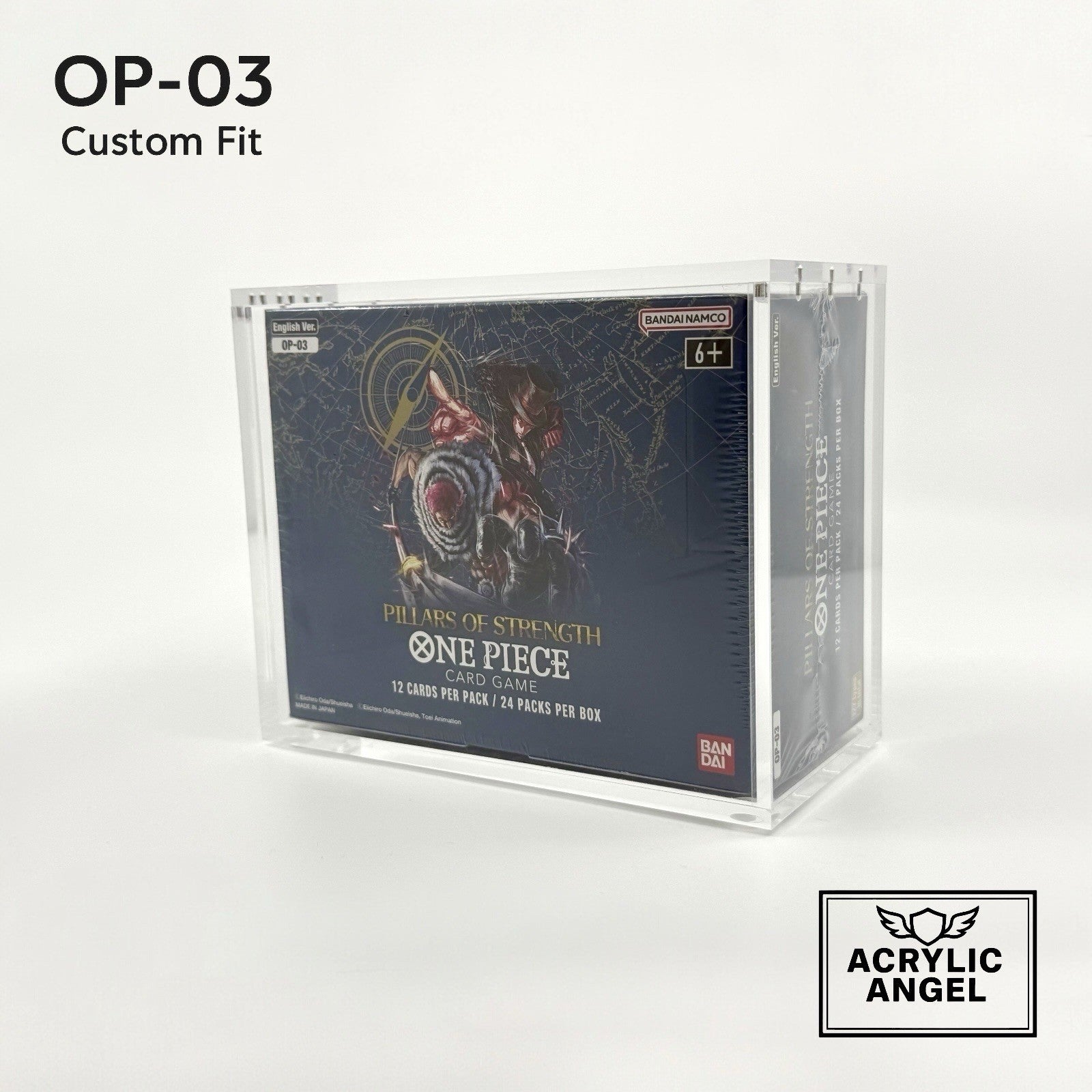 One Piece OP-03  Booster Box Acrylic Case
