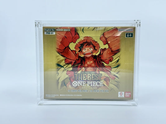 One Piece PRB-01 Booster Box Acrylic Case | Magnetic Lid | Custom Fit