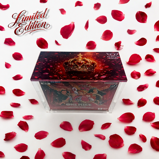 Royal Crown One Piece Booster Box Acrylic Case Limited Edition