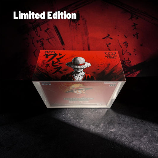 “Crimson Hat” Limited Edition One Piece Booster Box Acrylic Case