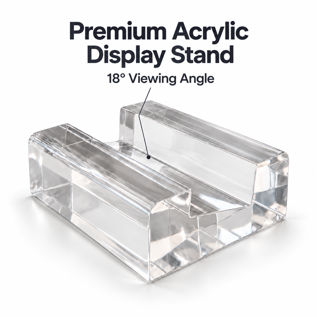 PSA/TAG/CGC Trio Slot Acrylic Display Case | Magnetic Lid– For Slabs With Guards