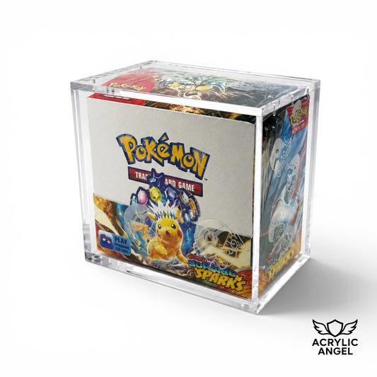 Pokémon Booster Box Acrylic Display Case With Magnetic Lid
