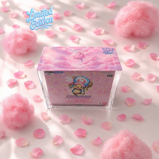 Cotton Candy One Piece Booster Box Acrylic Case Limited Edition