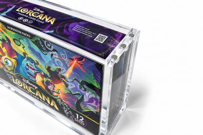 Disney Lorcana Booster Box Acrylic Display Case With Magnetic LId