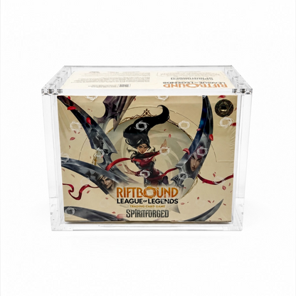 Riftbound Booster Box Acrylic Display Case With Magnetic Lid