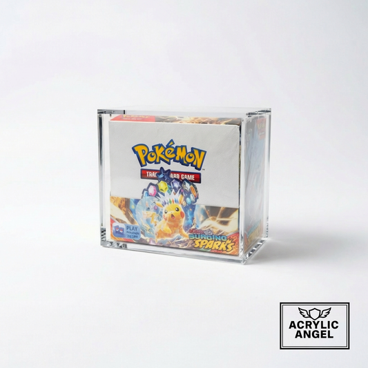 Pokemon Booster Box Acrylic Case With Magnetic Lid