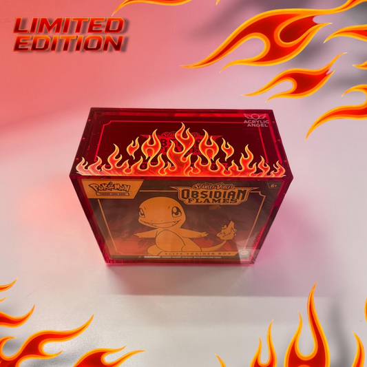Red Flames Limited Edition Acrylic ETB Case