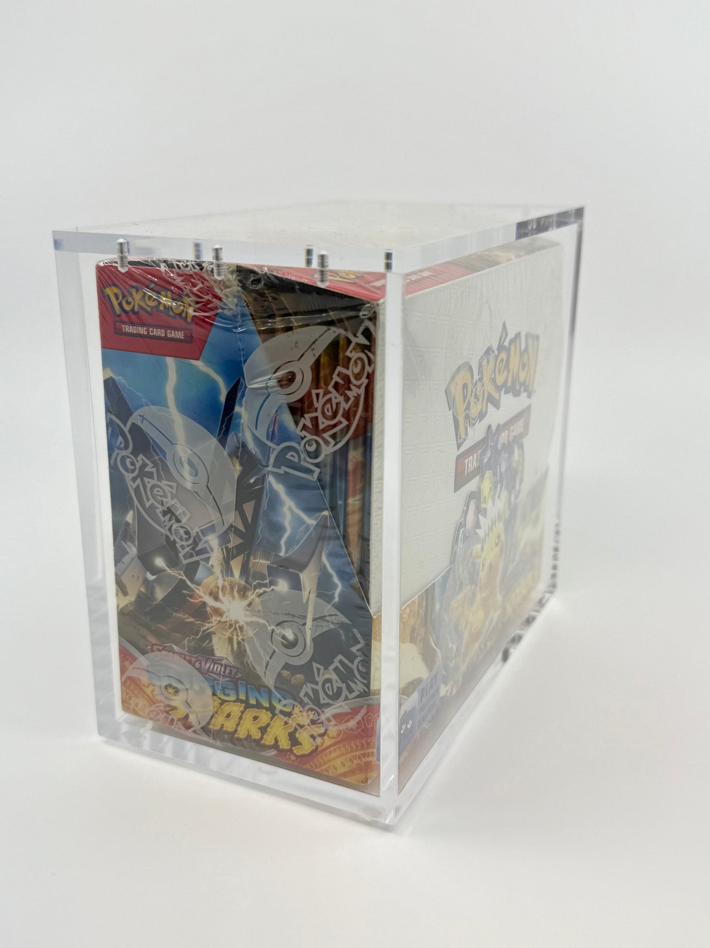 Pokémon Booster Box Acrylic Display Case with Magnetic Lid – Acrylic Case