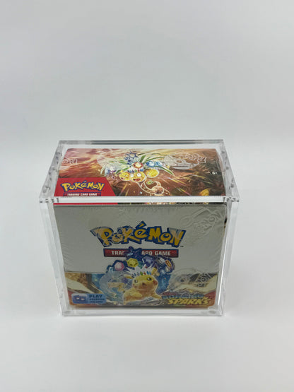 Pokemon Booster Box Acrylic Case With Magnetic Lid