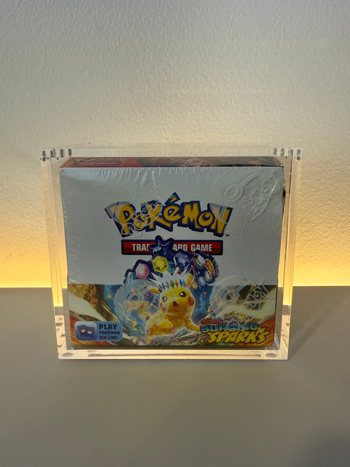Pokemon Booster Box Acrylic Case With Magnetic Lid
