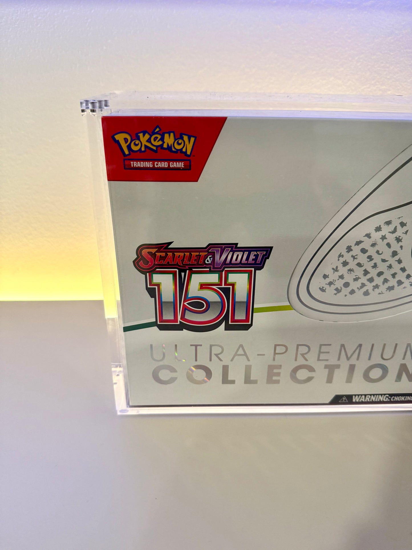 Pokemon 151 UPC Acrylic Case With Magnetic Lid