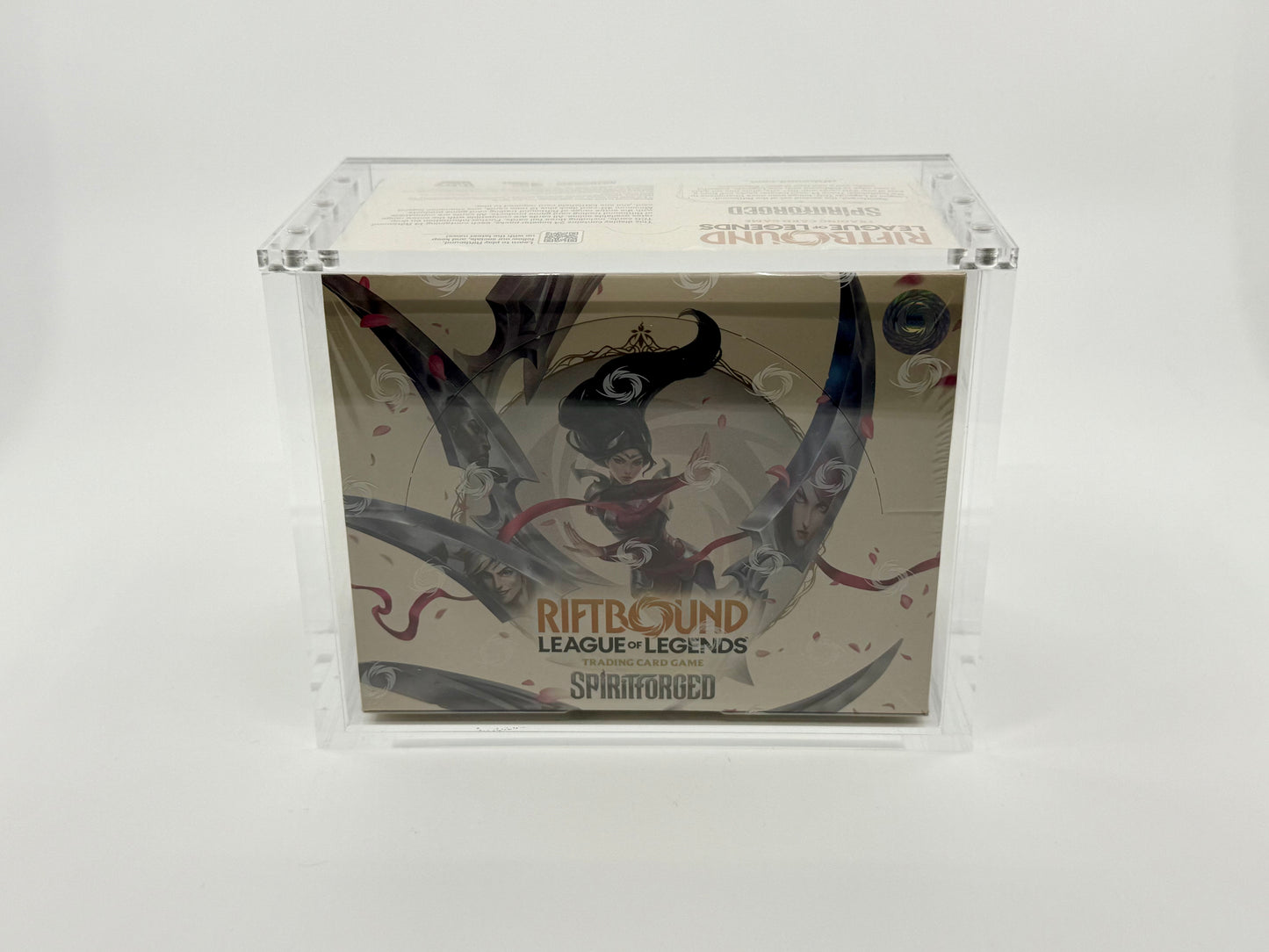 Riftbound Booster Box Acrylic Case With Magnetic Lid Riftbound Booster Box Acrylic Case With Magnetic Lid