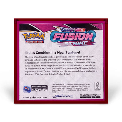 Phantom Purple Acrylic Display Case for Pokémon Booster Boxes With Magnetic Lid