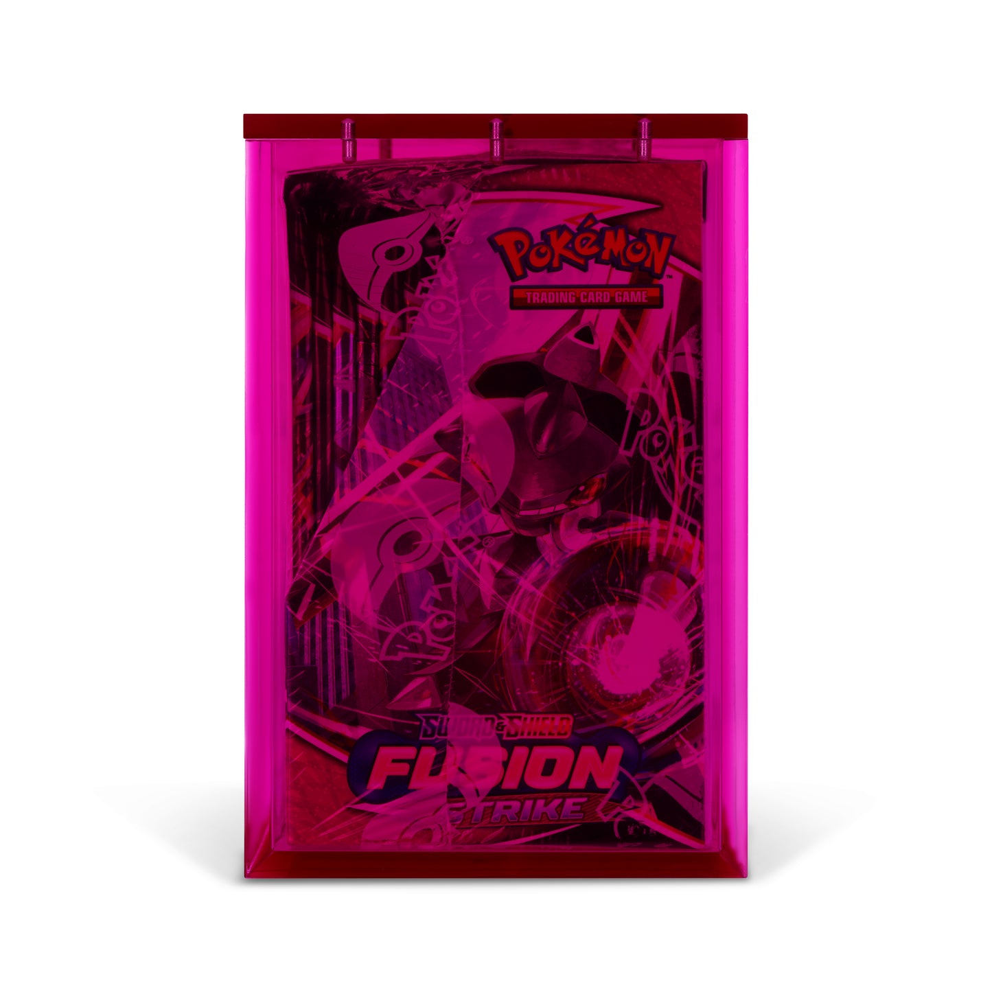 Phantom Purple Acrylic Display Case for Pokémon Booster Boxes With Magnetic Lid