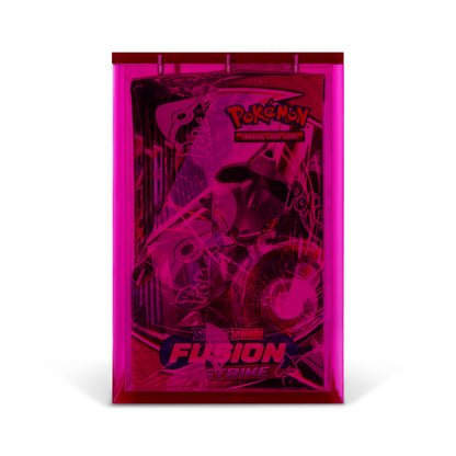 Phantom Purple Acrylic Display Case for Pokémon Booster Boxes With Magnetic Lid