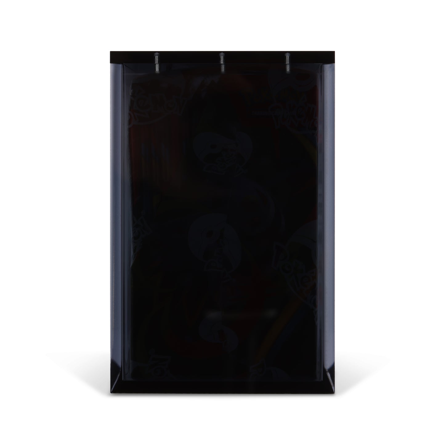 Black Acrylic Display Case for Pokémon Booster Boxes With Magnetic Lid