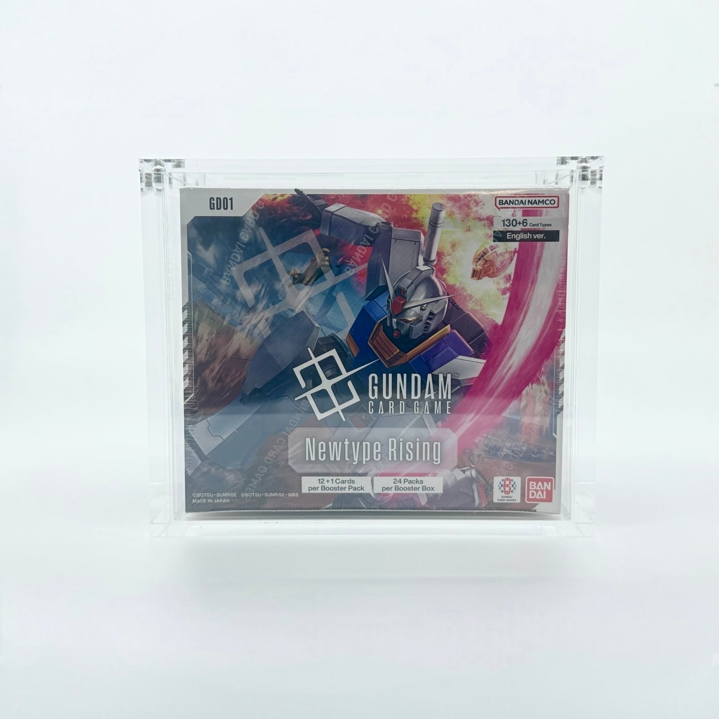 Gundam Booster Box Acrylic Case With Magnetic Lid