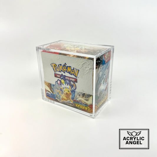 Pokemon Booster Box Acrylic Case With Magnetic Lid