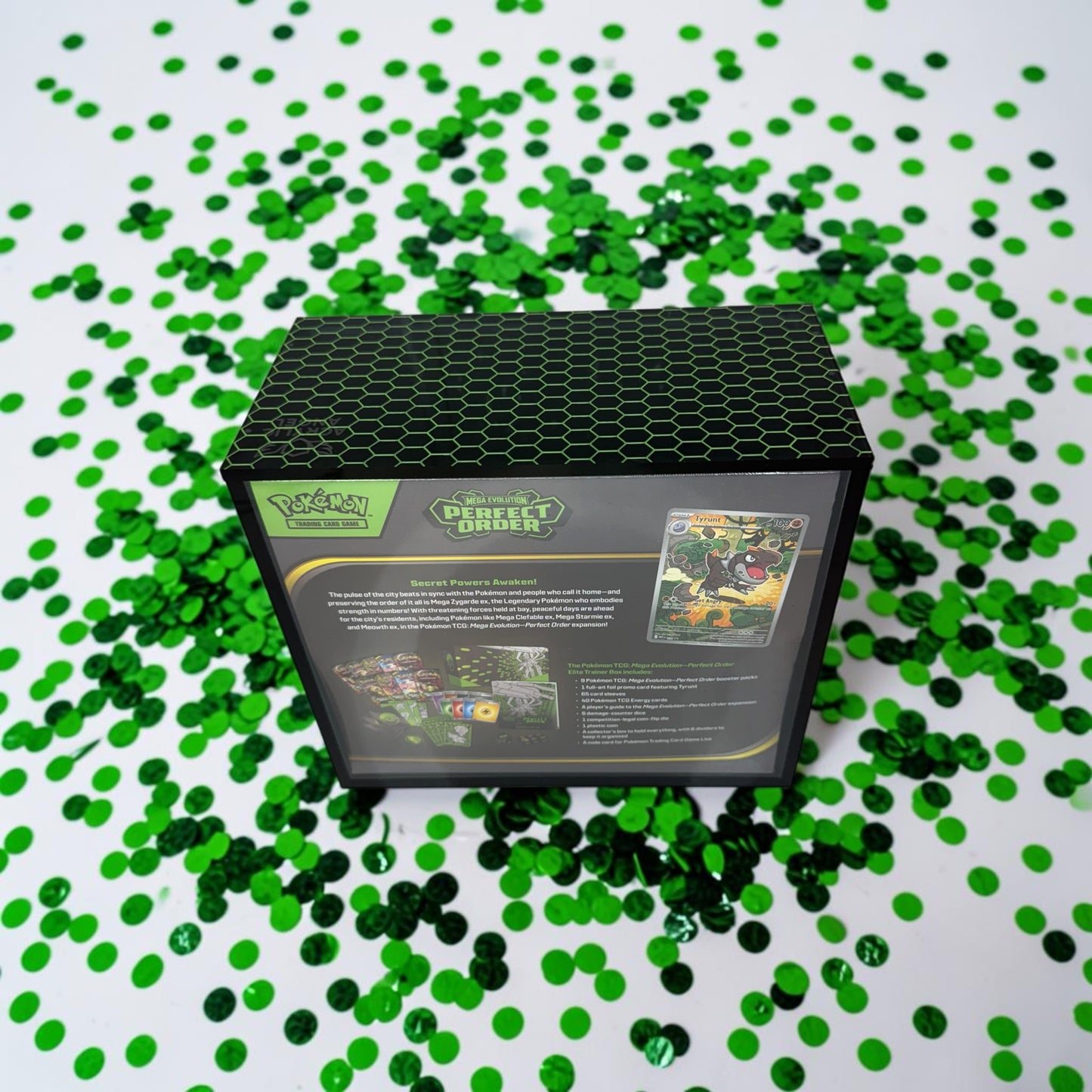 Green Honey Comb Limited Edition Acrylic ETB Case