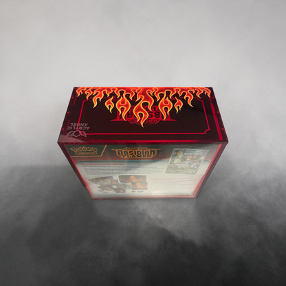 Red Flames Limited Edition Acrylic ETB Case