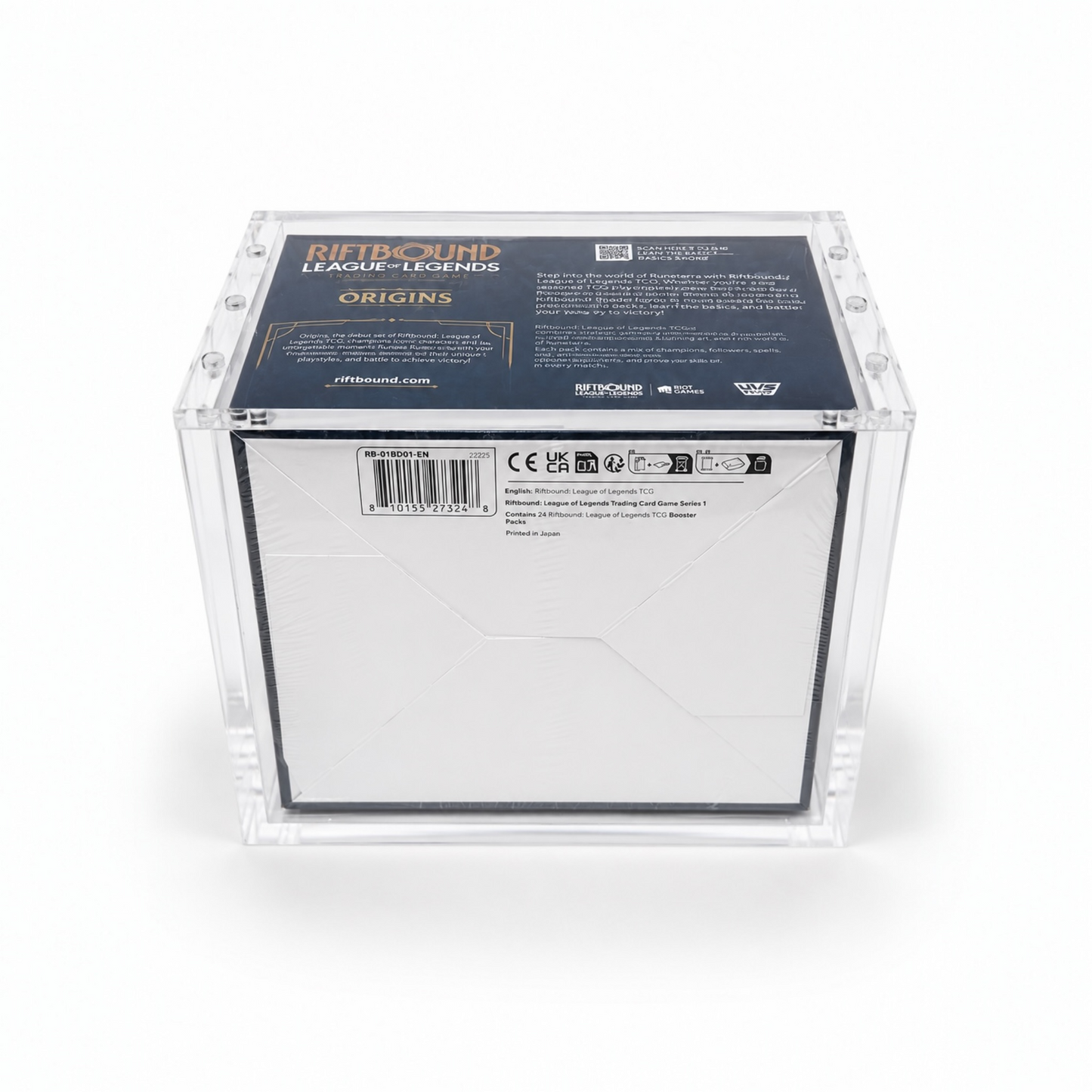 Riftbound Booster Box Acrylic Case With Magnetic Lid