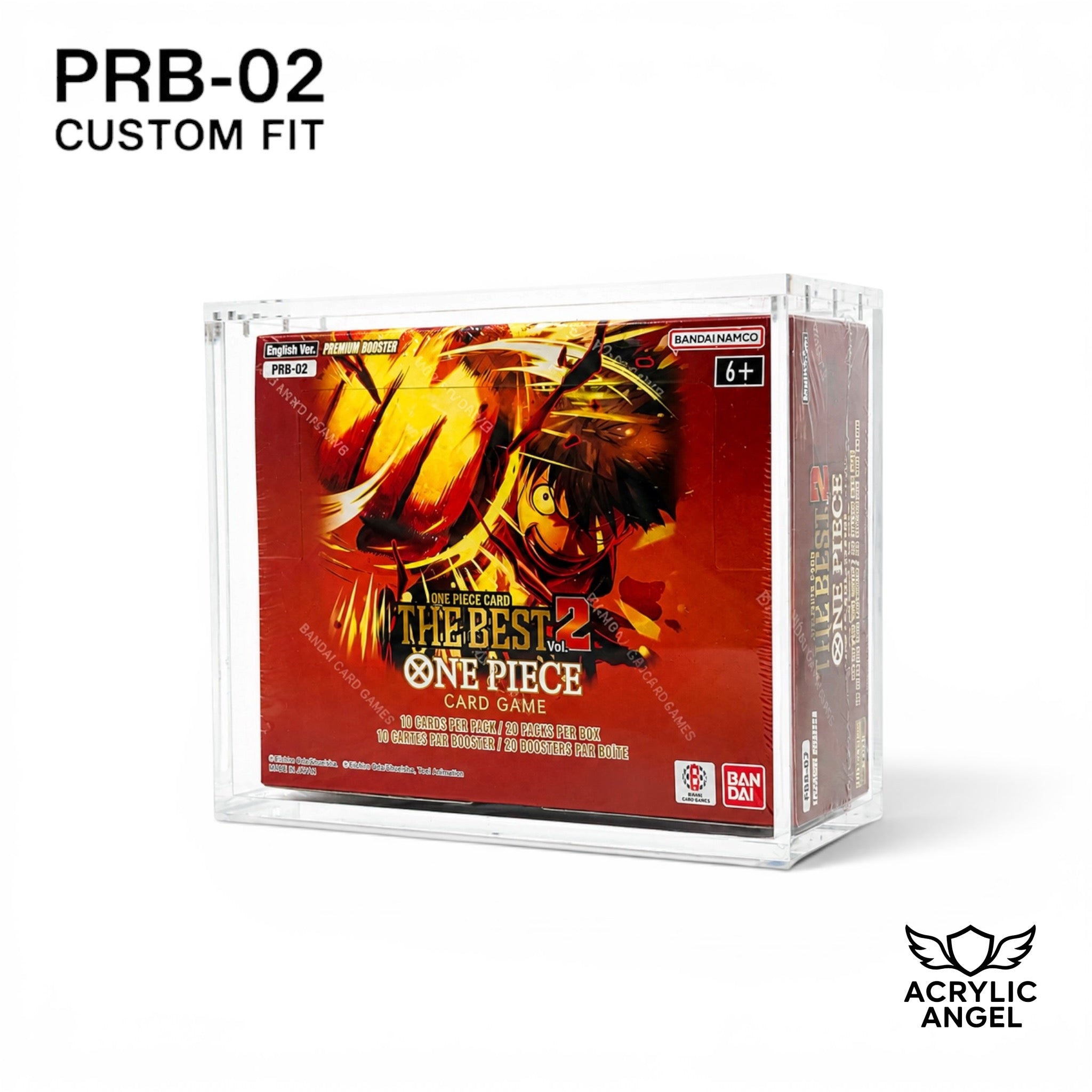 One Piece Premium Booster 02 Booster Box Acrylic Case – UV