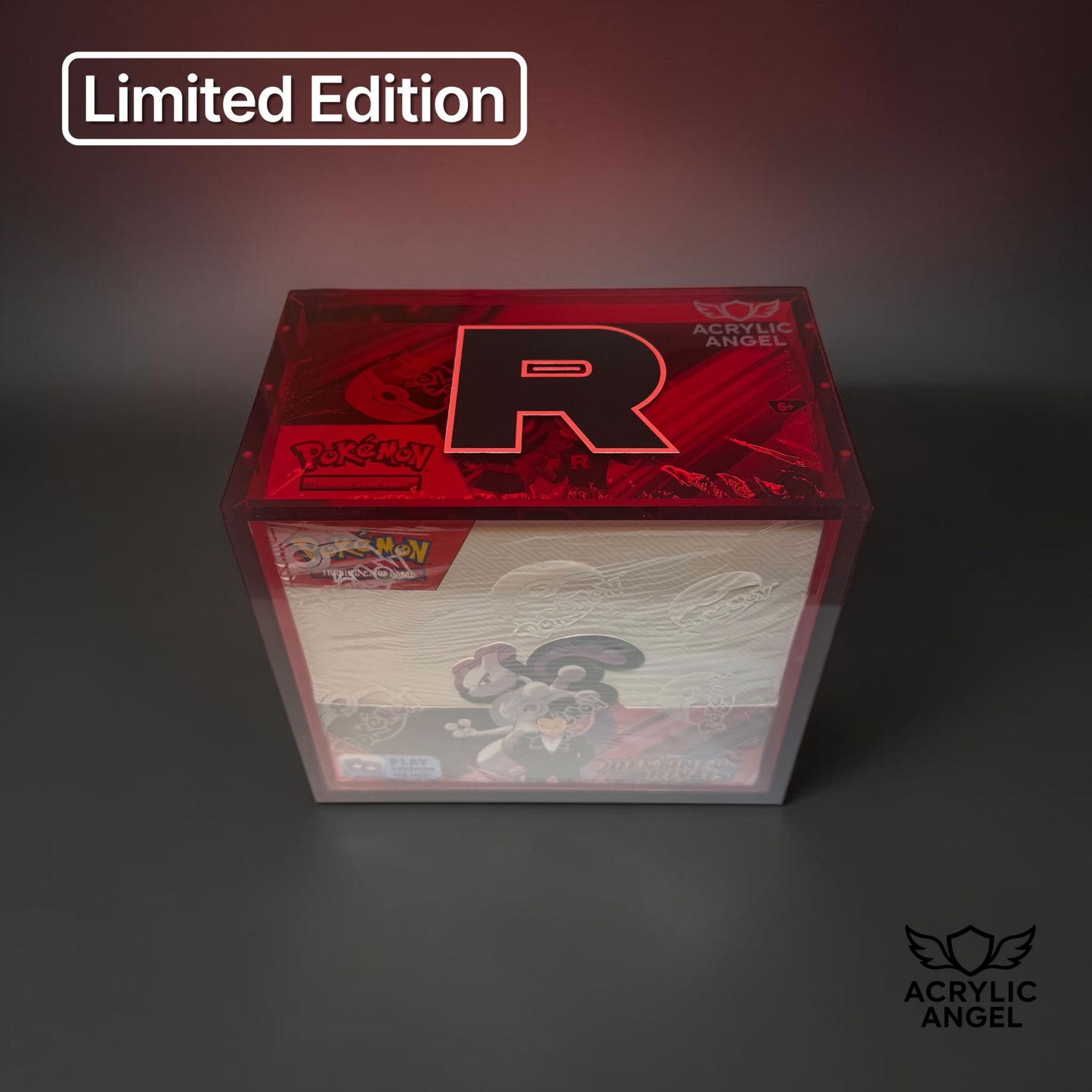 “R” Limited Edition Booster Box Acrylic Case